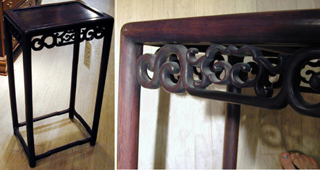 Lot image - Chinese Rosewood Pedestal