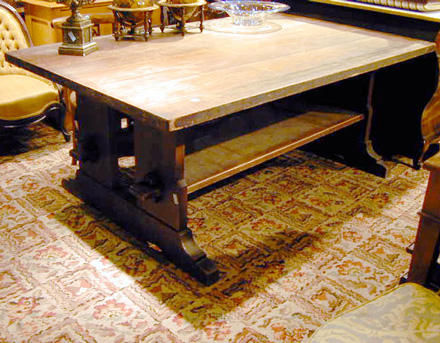 Lot image - Provincial Georgian Style Oak Dining Table