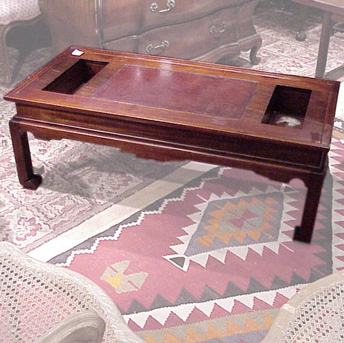 Lot image - Asian Style Mahogany Low Table