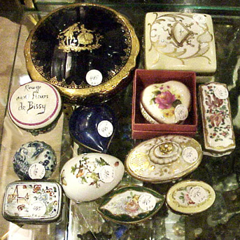 Lot image - Group of Porcelain Boxes
