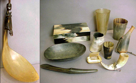 Lot image - Miscellaneous Group of Horn Articles