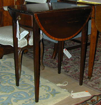 Lot image - Regency Style Mahogany Pembroke Table