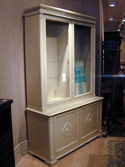 Lot image - Georgian Style Painted Bookcase