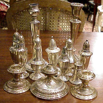 Lot image - Group of Sterling Silver Articles