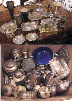 Lot image - Miscellaneous Group of Silver Plated Articles