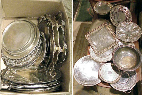 Lot image - Miscellaneous Group of Silver Plated Articles