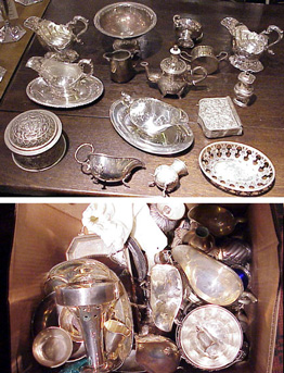 Lot image - Miscellaneous Group of Silver Plated Articles