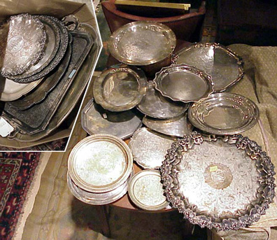 Lot image - Miscellaneous Group of Silver Plated Articles