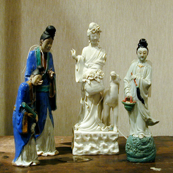 Lot image - Group of Four Chinese Export Figures