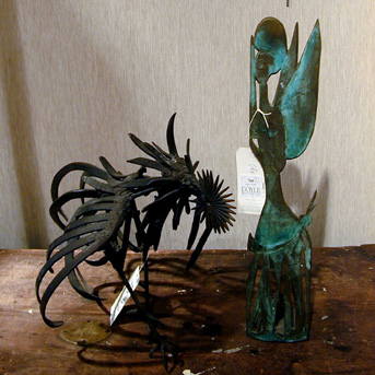 Lot image - Two Metal Sculptures