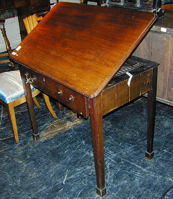 Lot image - George III Mahogany Architect's Table