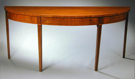Lot image - George III Mahogany Serving Table