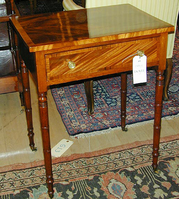 Lot image - Regency Style Mahogany Side Table