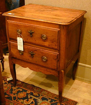 Lot image - Provincial Louis XV Walnut Petit Commode