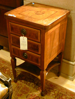 Lot image - Provincial Louis XVI Walnut Chiffonier