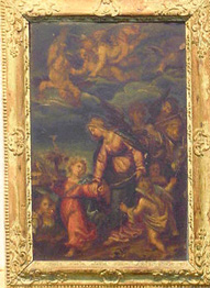 Lot image - Bolognese School 17th Century FLIGHT INTO EGYPT