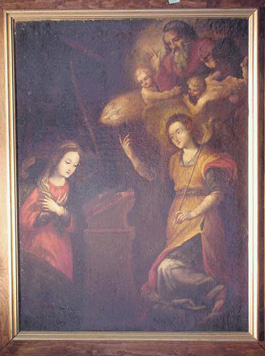 Lot image - Dutch School 18th Century ANNUNCIATION