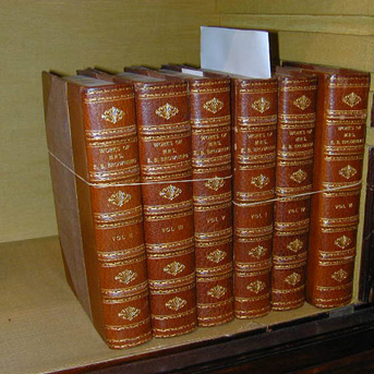 Lot image - [BINDING]  BROWNING, ELIZABETH BARRETT  The Complete Works