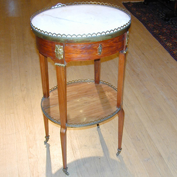 Lot image - Louis XVI Gilt-Bronze Mounted Kingwood Gueridon