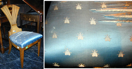 Lot image - Set of Four Biedermeier Fruitwood Side Chairs