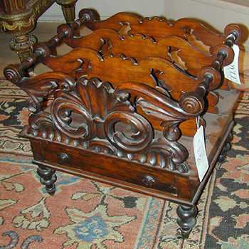 Lot image - Victorian Rosewood Canterbury