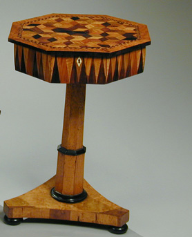 Lot image - Continental Neoclassical Specimen Wood Work Table