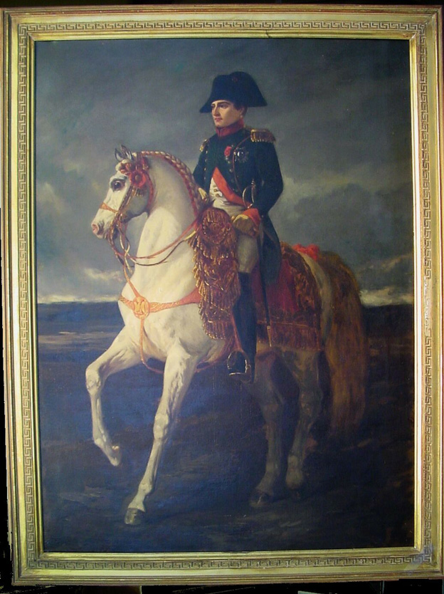 Lot image - French School 19th Century EQUESTRIAN PORTRAIT OF NAPOLEON