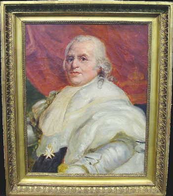 Lot image - Circle of Francois Pascal Simon Gerard PORTRAIT SKETCH OF LOUIS XVIII