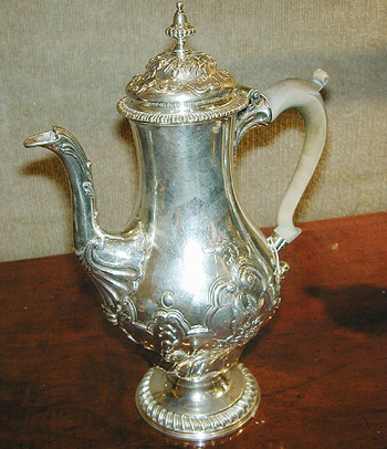 Lot image - George III Silver Coffee Pot