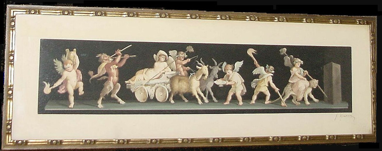 Lot image - Italian School 19th Century BACCHANALIAN PROCESSION