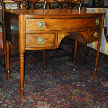 Lot image - Late George III Mahogany Sideboard