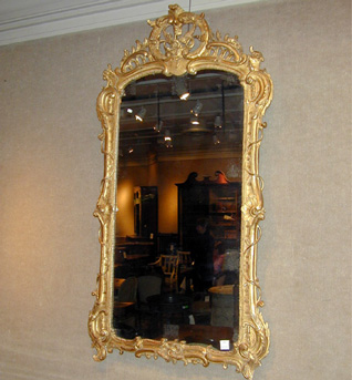 Lot image - Louis XV Gilt-Wood Mirror