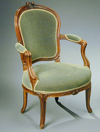 Lot image - Pair of Louis XV Beechwood Fauteuils