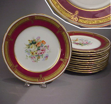 Lot image - English Porcelain Dessert Service
