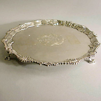 Lot image - George III Silver Salver