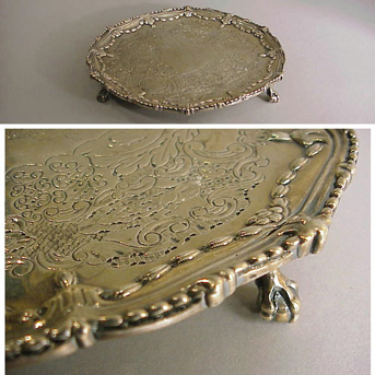 Lot image - George III Silver Salver