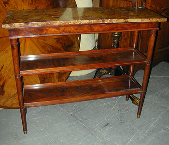 Lot image - Directoire Mahogany Etagere