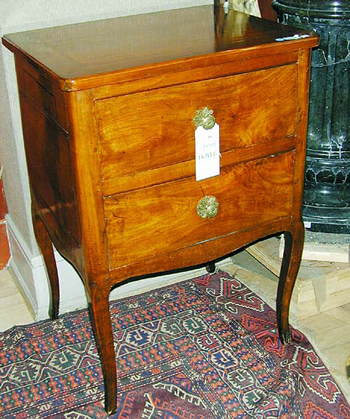 Lot image - Provincial Louis XV Walnut Petit Commode