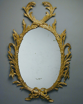 Lot image - Pair of George III Gilt-Wood Mirrors