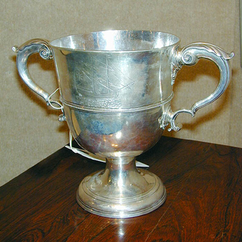 Lot image - George III Silver Two-Handled Footed Cup
