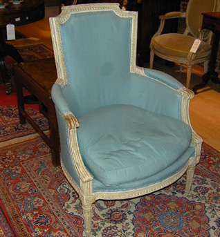 Lot image - Louis XVI Painted Bergere
