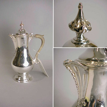 Lot image - George III Silver Coffee Pot