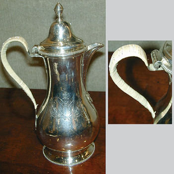 Lot image - George III Silver Coffee Pot