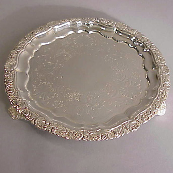 Lot image - William IV Silver Salver