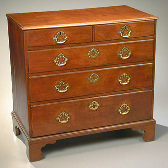 Lot image - George III Mahogany Chest of Drawers