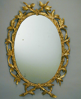 Lot image - George III Gilt-Wood Mirror