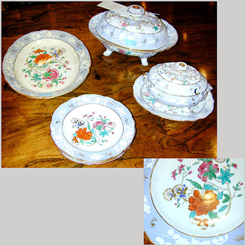 Lot image - English Porcelain Partial Dessert Service