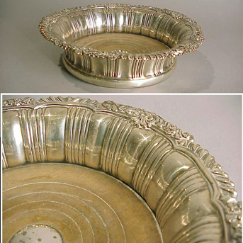 Lot image - George III Silver Coaster