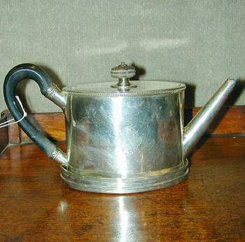 Lot image - George III Silver Teapot