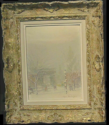 Lot image - Johann Berthelsen Danish/American, 1883-1969 WASHINGTON SQUARE LOOKING NORTH